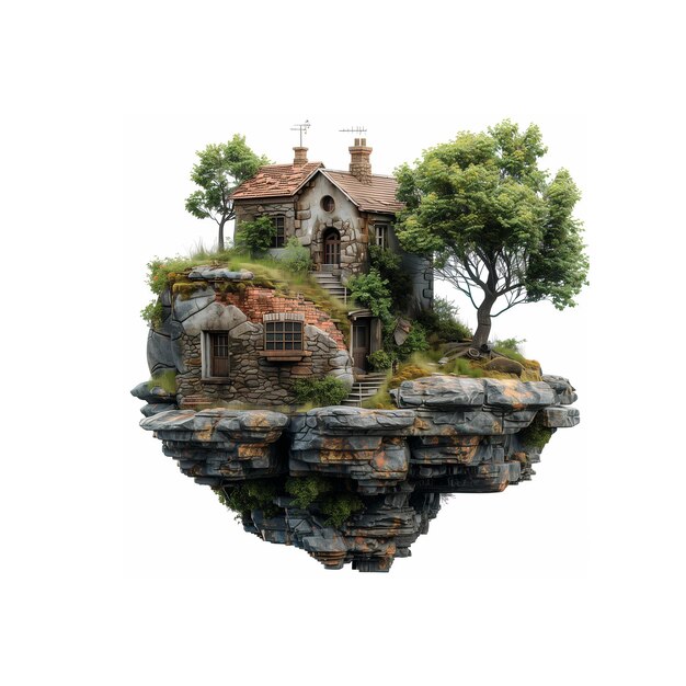 House on Island Generative AI