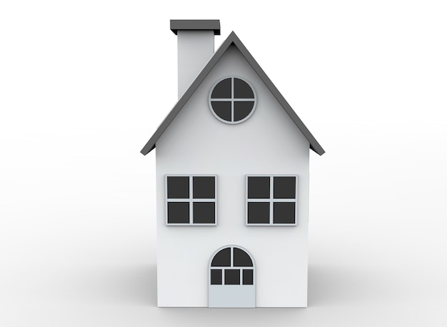 house isolated on a white background