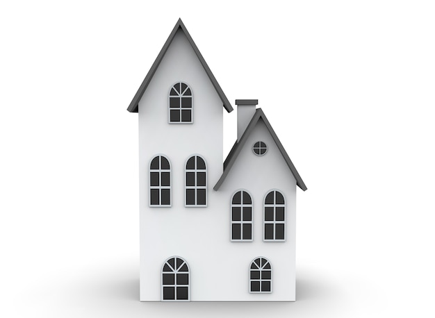 house isolated on a white background