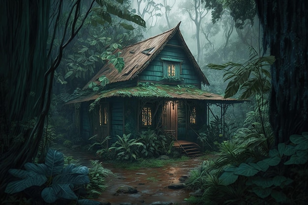 A house in the jungle