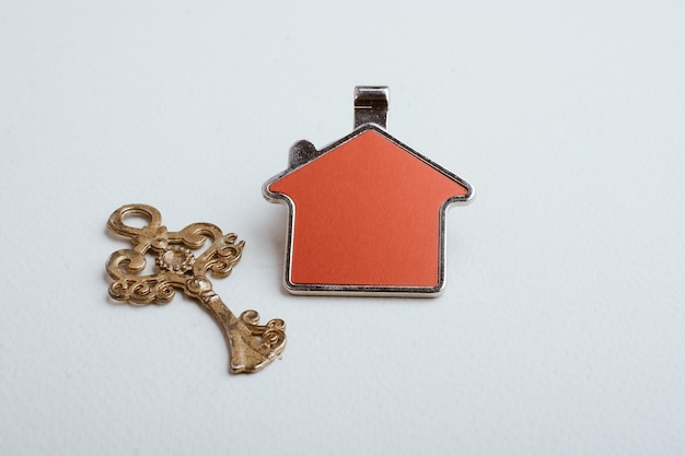 House and key as concept of real estate business