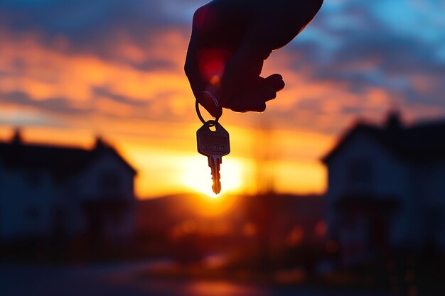 House key in hand