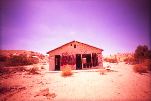 House on landscape