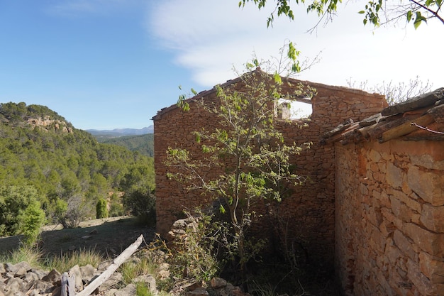 A house in the mountains of ibiza