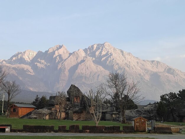 A house in the mountains