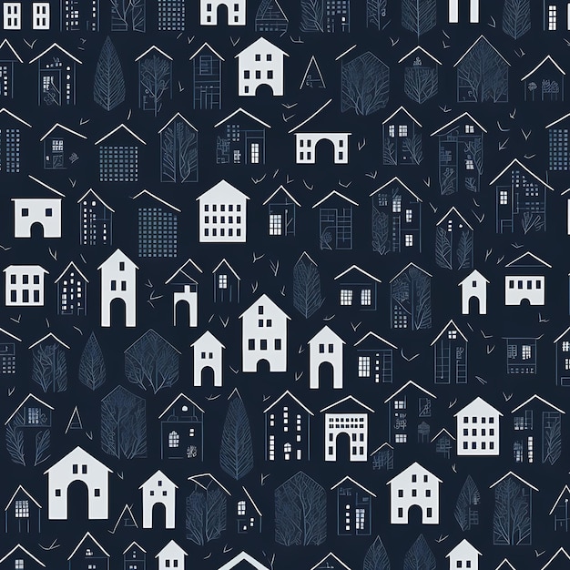 Photo house pattern 2