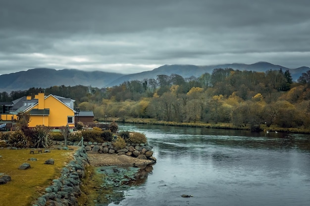 House on the riverbank