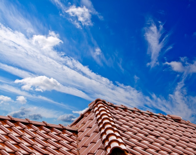 House and sky