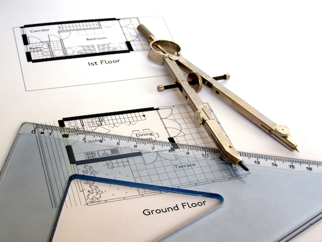 House technical drawing