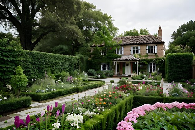 Photo a house with a garden