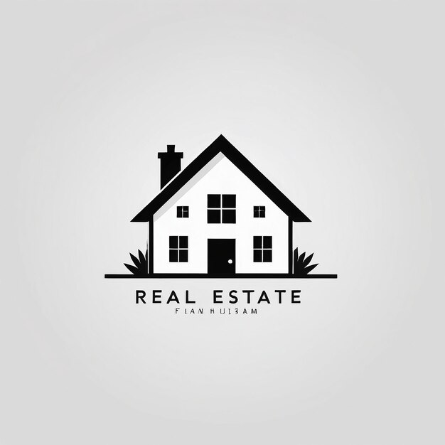 Photo a house with a house on the front and the words real estate estate estate estate