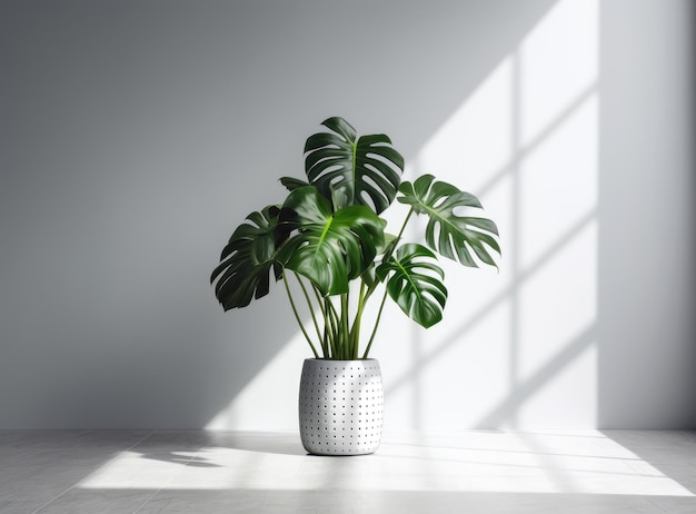 Houseplant isolated created with Generative Al technology