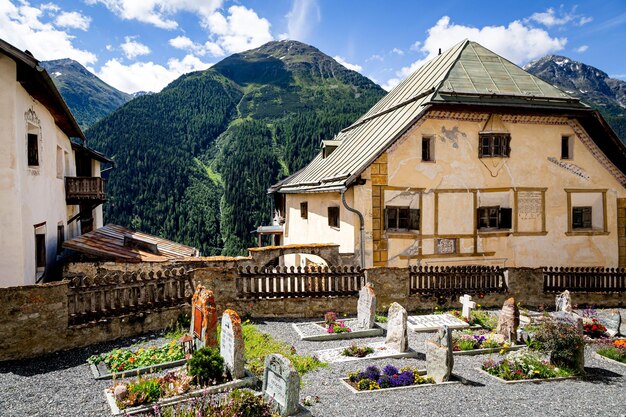 Photo houses and buildings against sky