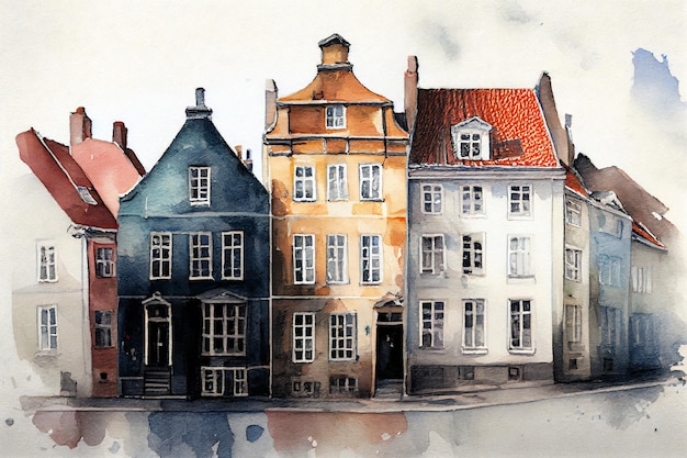 Houses on Copenhagen