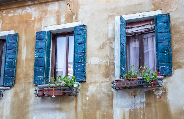 Houses in Venice. Venetian streets