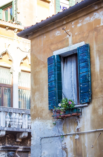 Houses in Venice. Venetian streets