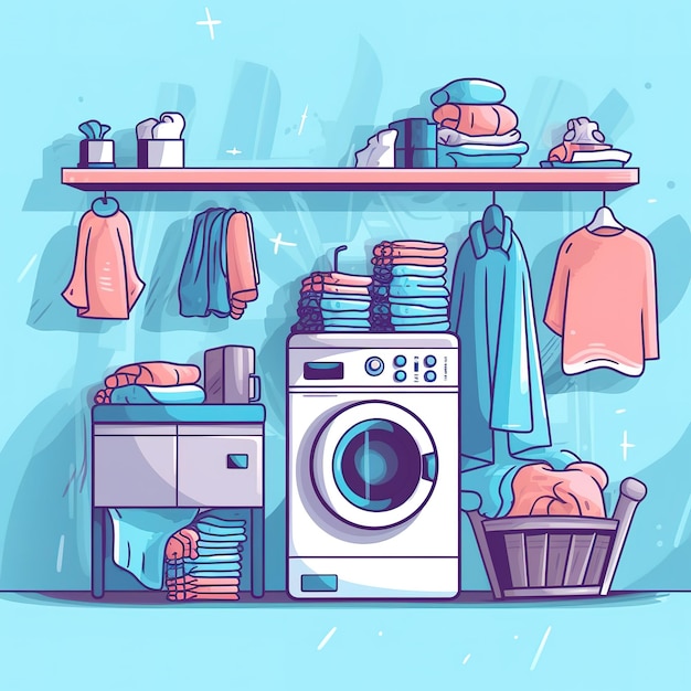 Houseworks vector illustration