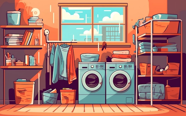 Houseworks vector illustration