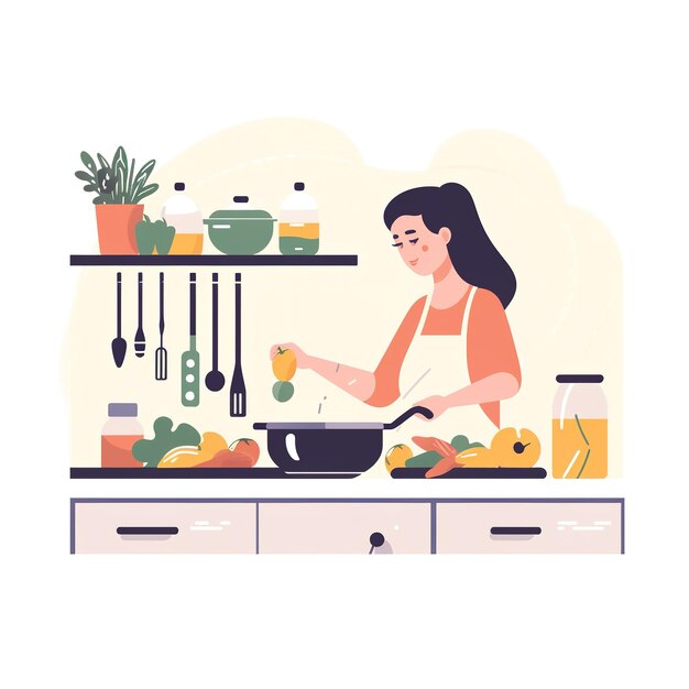 Photo houseworks vector illustration