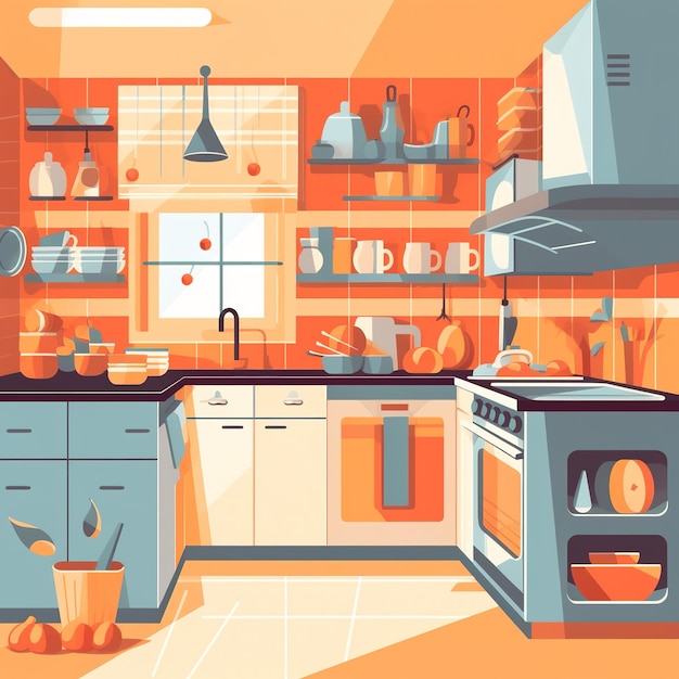 Houseworks vector illustration