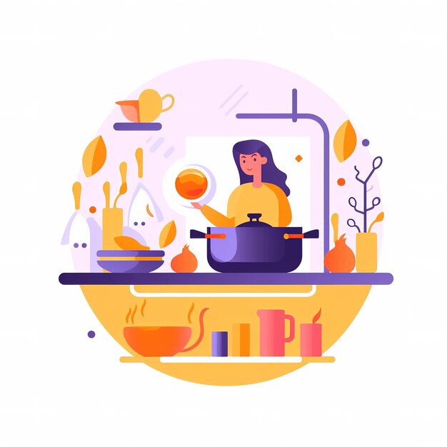 Houseworks vector illustration