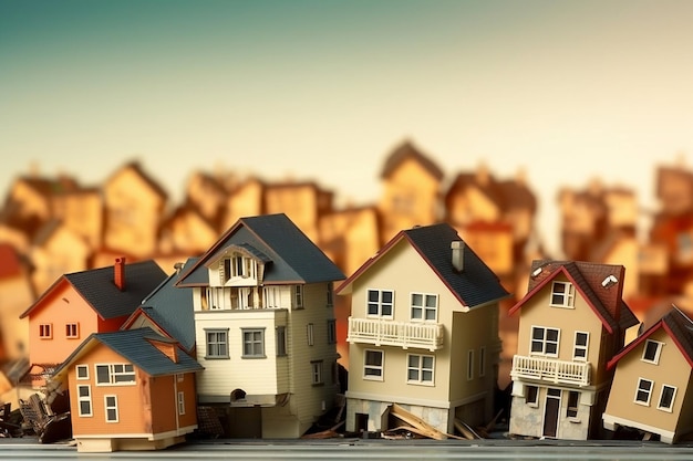 Housing Market Downturn Economic Turmoil and Real Estate Challenges Generative AI