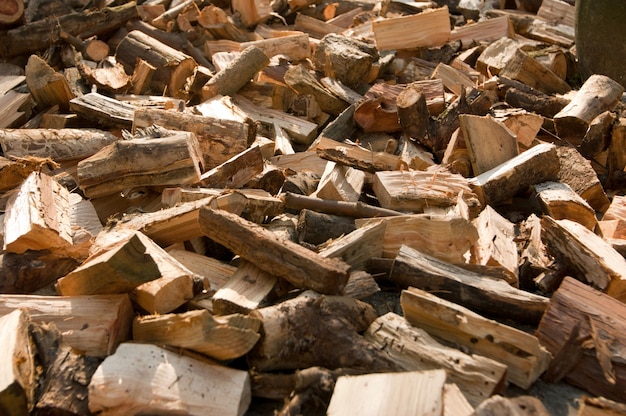 Hout voor verwarming