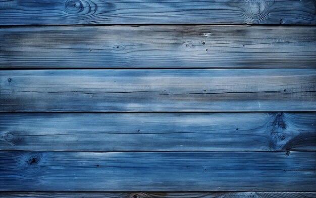 Houten achtergrond blauw met een horizontale textuur