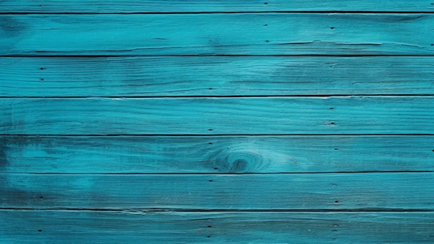 houten achtergrond lege turquoise kleur muur met ruimte voor grafisch ontwerpelement