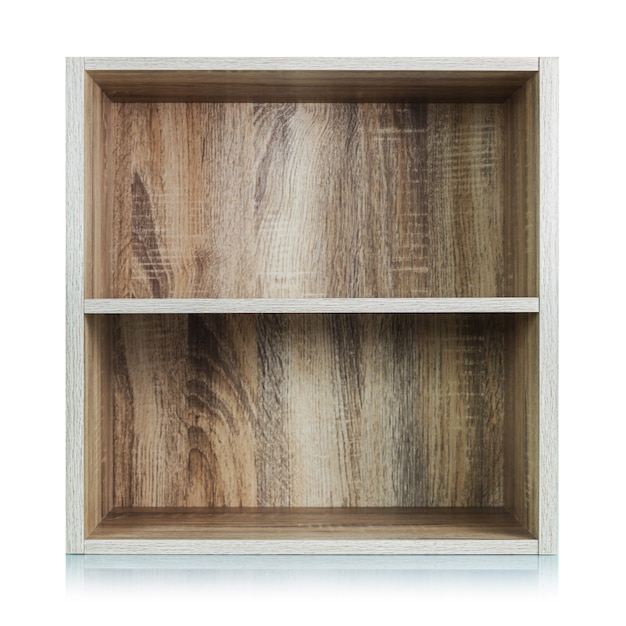 Houten boekenplank