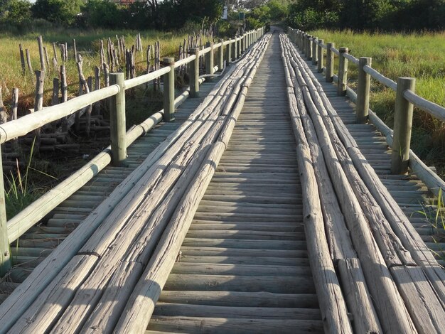 Foto houten brug