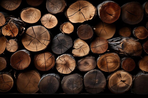Houten bruine houten log muur textuur natuurlijke achtergrond