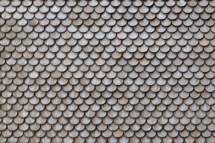 Houten dakwerk textuur achtergrond