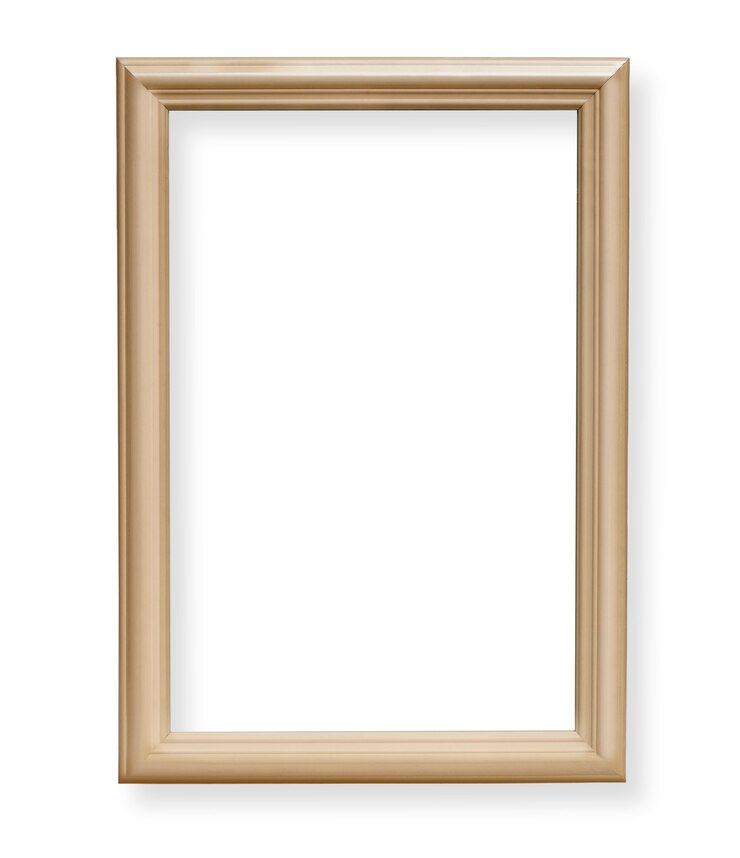Foto houten frame geïsoleerd