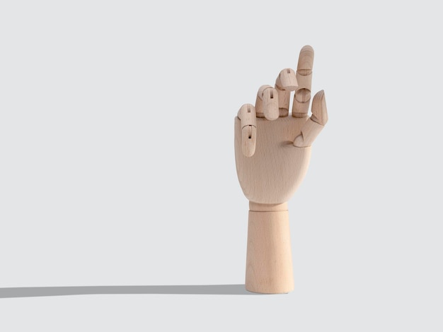 Foto houten hand