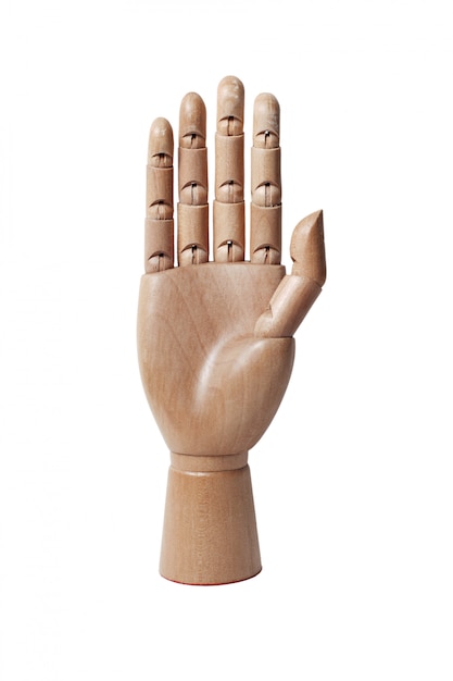 Foto houten hand