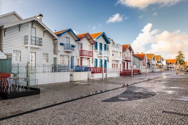 Houten huis Portugal