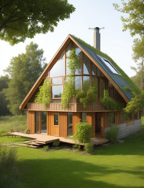 houten hut duurzaam woonhuis