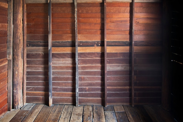 houten kamer construeer oude stijl