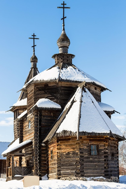 Houten kerk van de opstanding in Suzdal