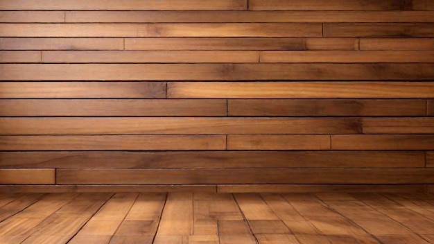 Foto houten muur en vloer als achtergrondtextuurpatroon textuur van hout