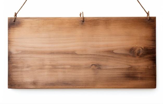 Foto houten plank met witte achtergrond