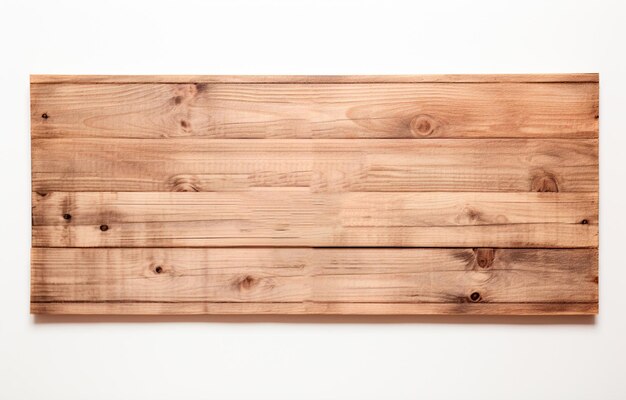 Foto houten plank met witte achtergrond