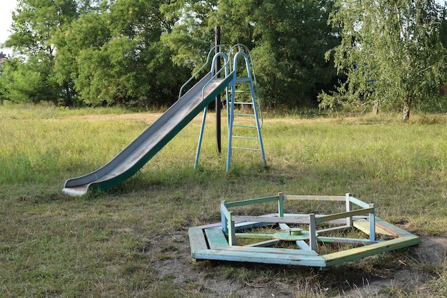 Houten put en een windmolen