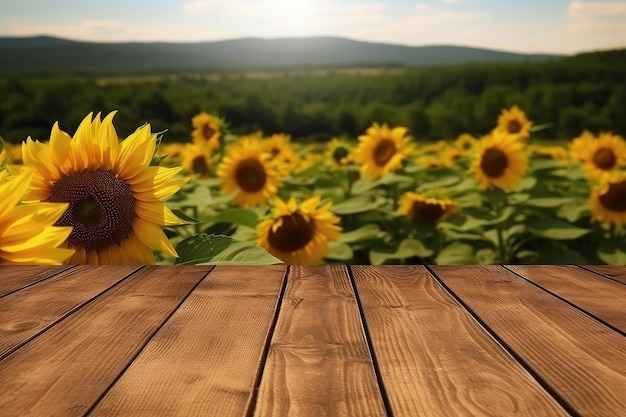 Houten tafel achtergrond