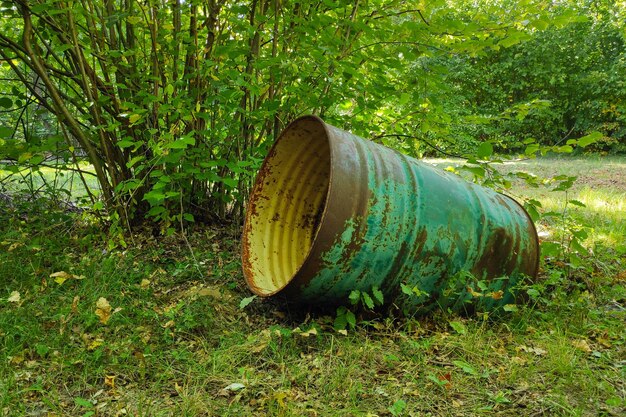 Houtvervuiling Verroest vat