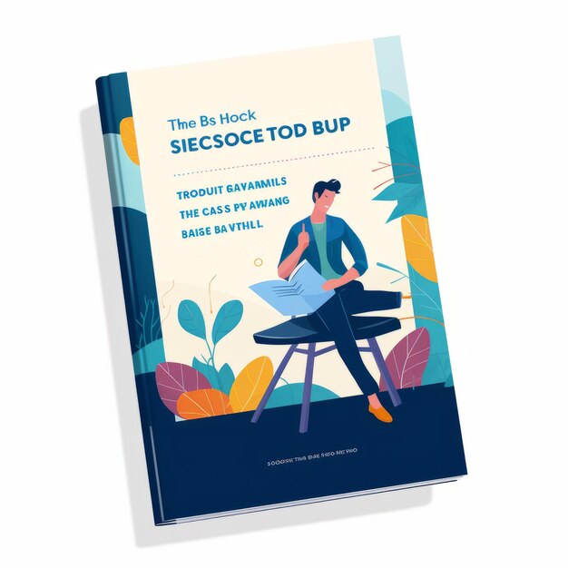 How to Write a Bachelor's Thesis A StepbyStep Guide in Playful yet Professional Flat Illustration