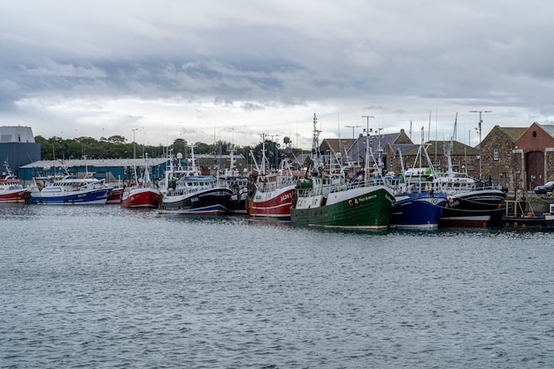 Howth fishing harbor.