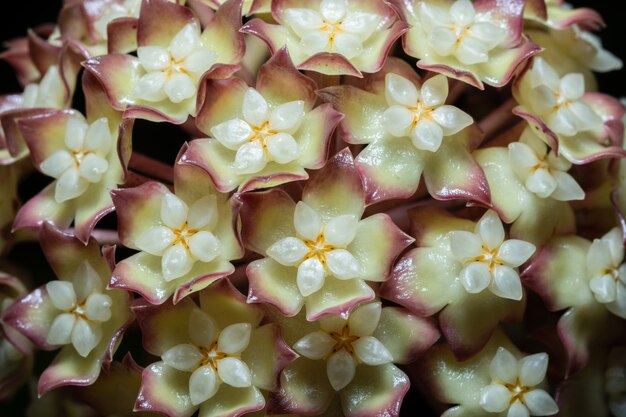 Hoya bloem macro