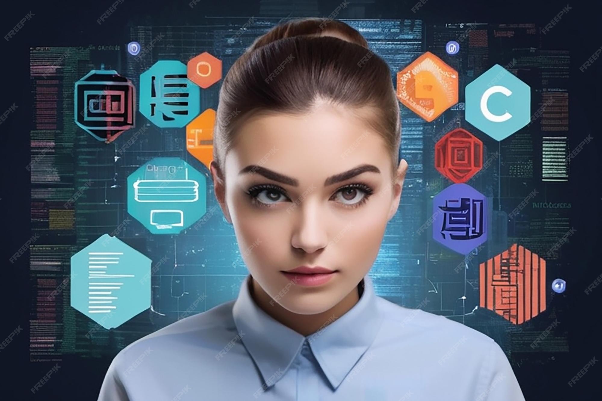 HTML and CSS Collage Concept with Person Programming and API ...